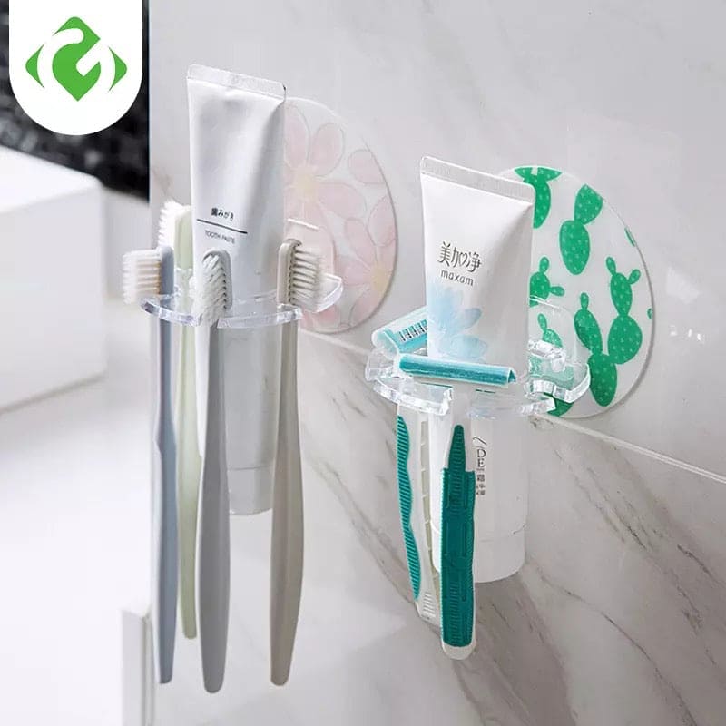 Acrylic Toothbrush Holder, Wall Mounted Bathroom Storage Rack, Toothpaste Shaver Tooth Brush Storage Rack Acrylic Toothbrush Holder, Wall Mounted Bathroom Storage Rack, Toothpaste Shaver Tooth Brush Storage Rack